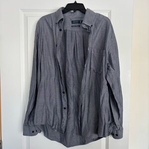 Consensus Weekday Collection Gray Button-Up Shirt